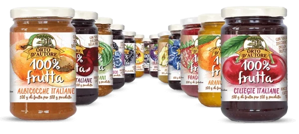 Confitures 100% fruits 340 g Orto d'Autore (Au choix)