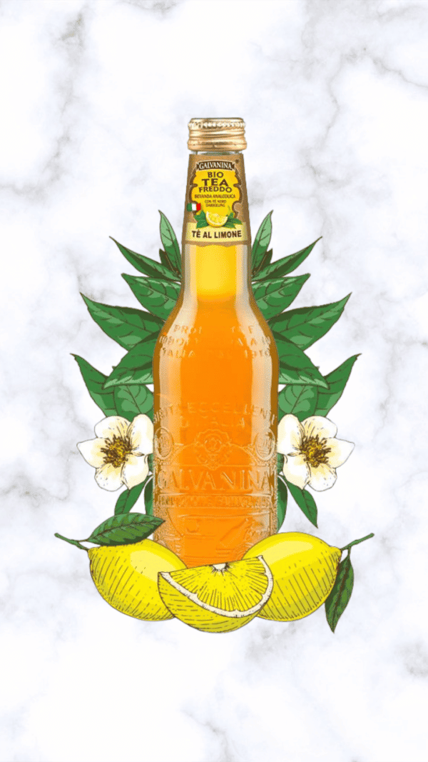Galvanina Thé citron Bio 350ml (Btlle verre)